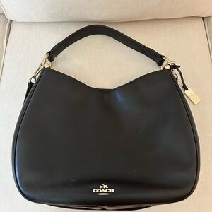 Coach Black Leather Women's Bag